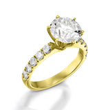 Golden Light - Signature Luxury Ring - Lab Created Diamonds