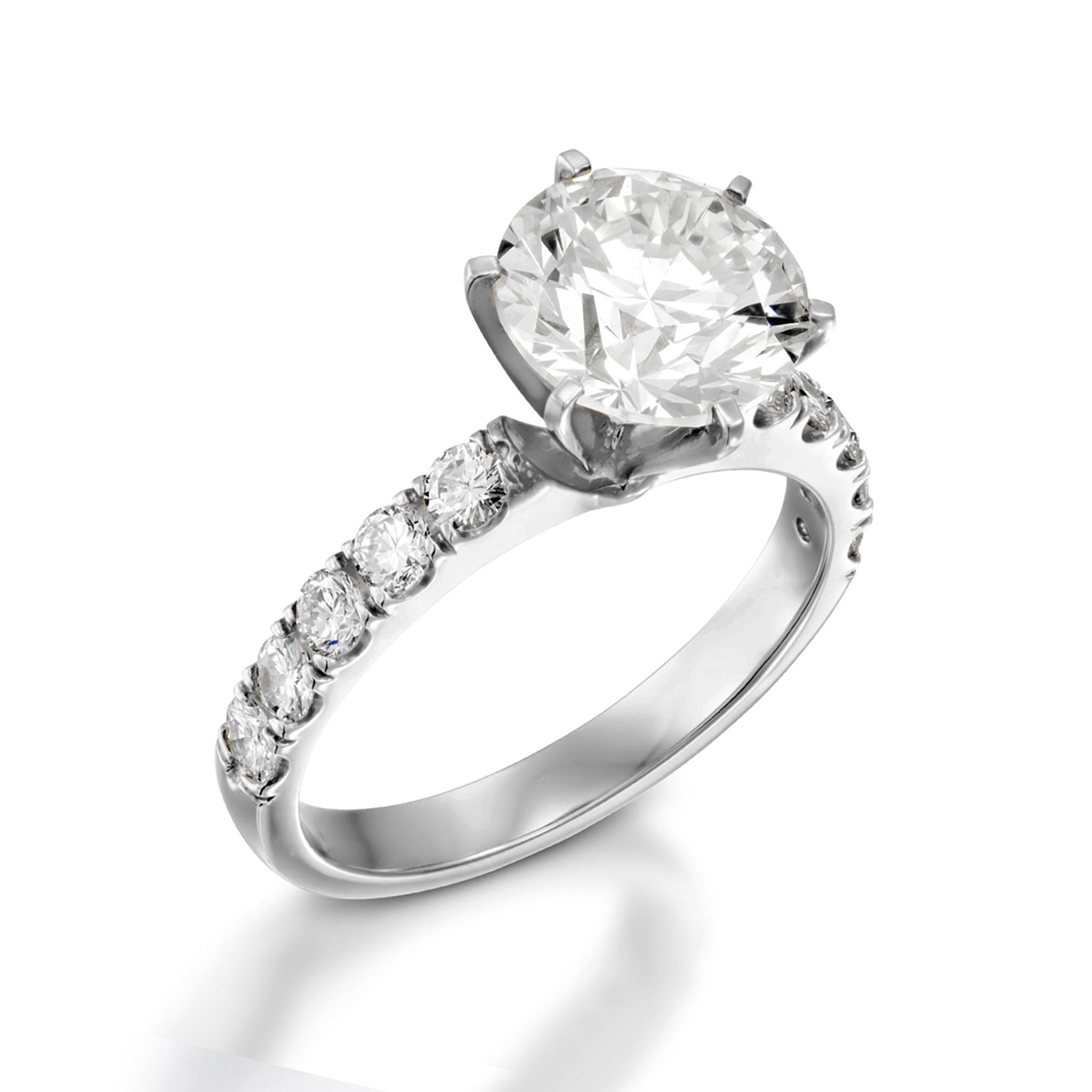 Golden Light - Signature Luxury Ring - Lab Created Diamonds