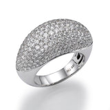 Cocktails Of Miami - Fully Micro Pave Luxury Ring- Real Natural Diamonds