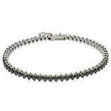 Classic Two-Prongs Tennis Bracelet- Real Natural Diamonds