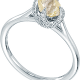 Signature Natural Lemon - Yellow Raw Ring