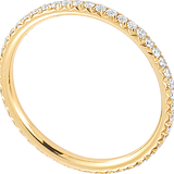 18K DITR Infinity Eternity Ring - TOP Quality Real Natural Diamonds