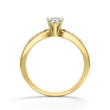 Stamp Of Heart - Settings Solitaire Ring- Lab Created Diamonds