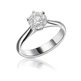 The "Duchess Solitaire" Natural Diamond Ring