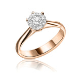 The "Duchess Solitaire" Natural Diamond Ring