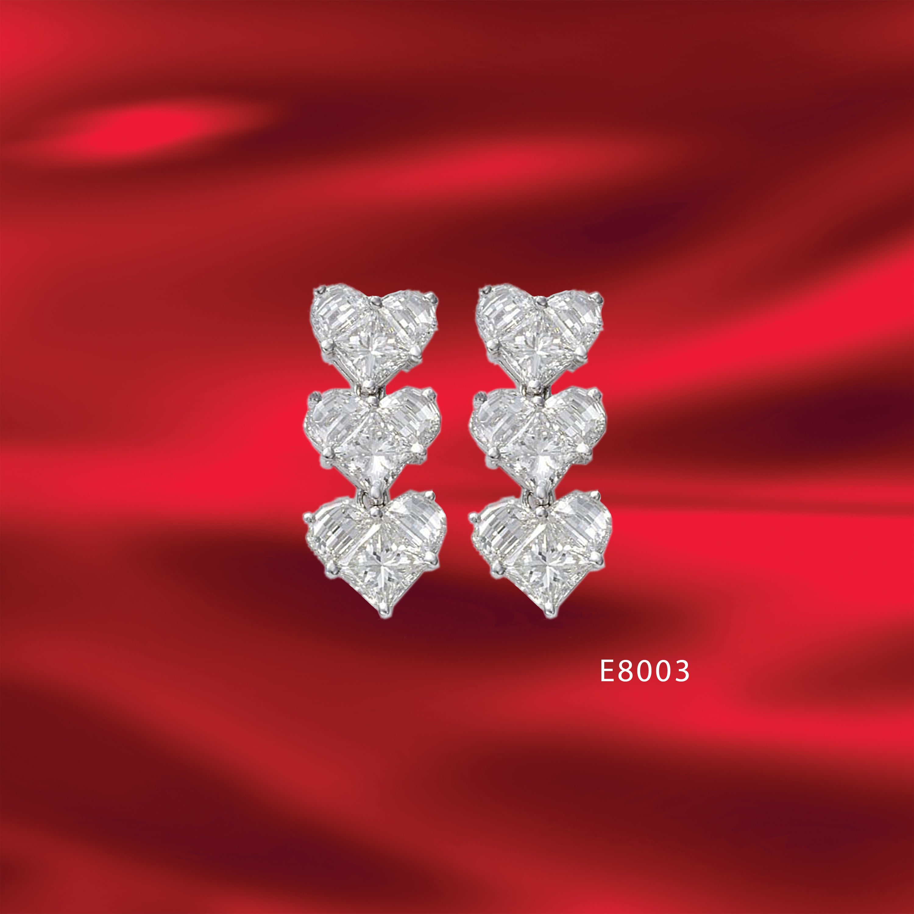 Devotion Diamonds Earrings - Various Diamond Combinations - Real Diamonds