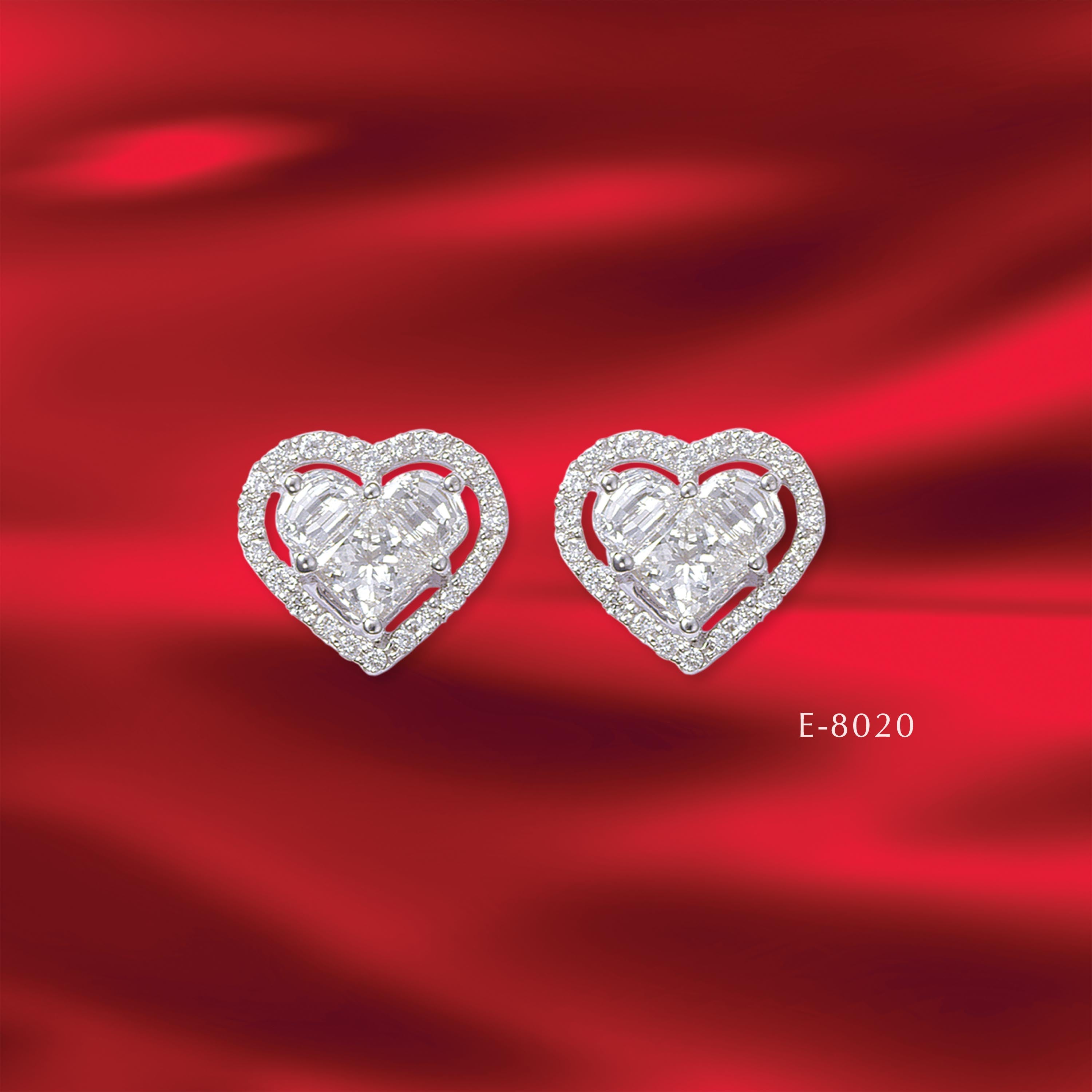 Amore Earrings - Various Diamond Combinations - Real Diamonds