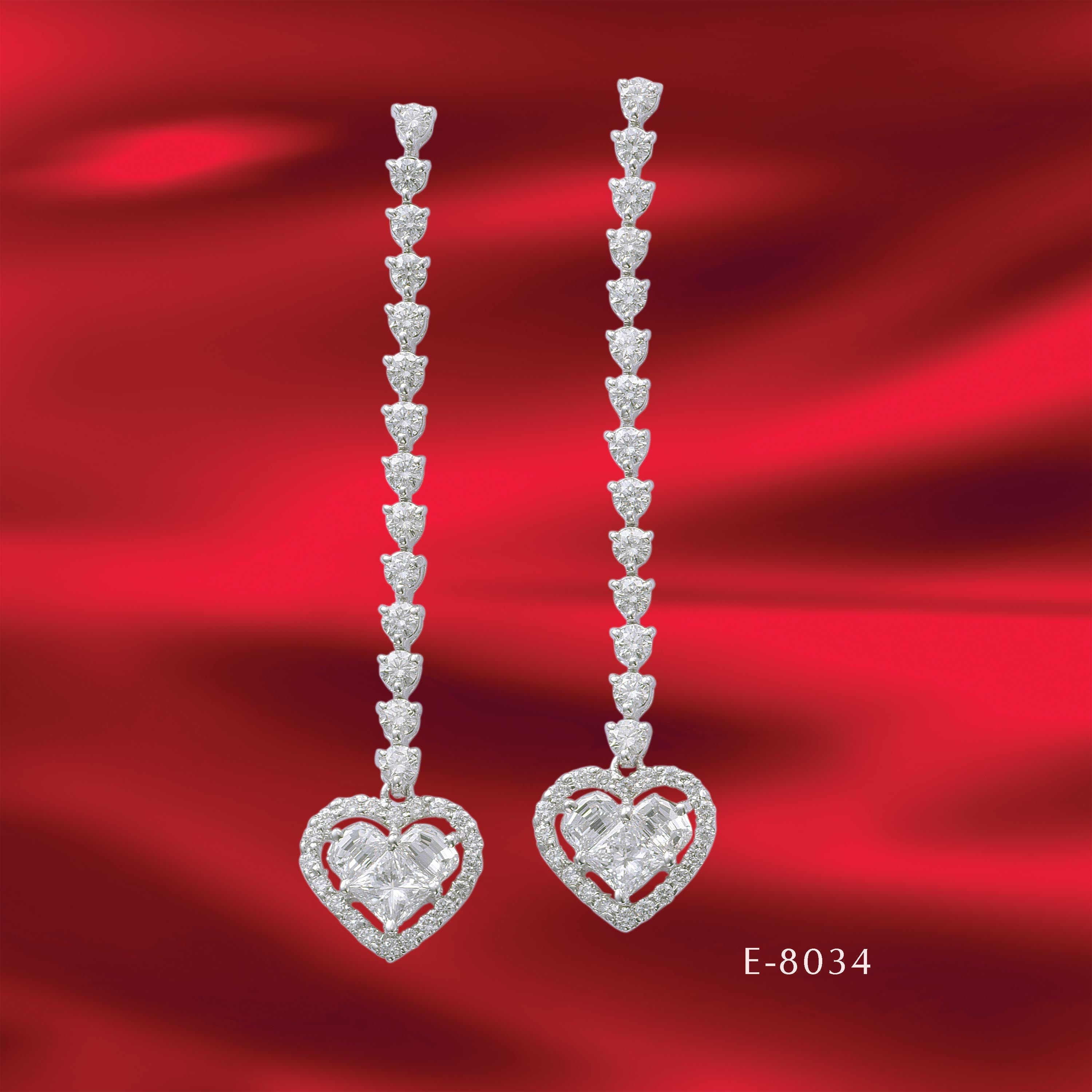 Endless Love Earrings - Various Diamond Combinations - Real Diamonds