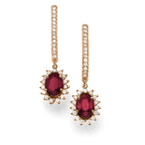 Dianna Love - Gems & Diamond Luxury Earrings - Real Natural Diamonds