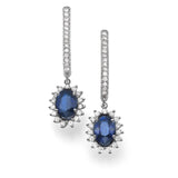 Dianna Love - Gems & Diamond Luxury Earrings - Real Natural Diamonds