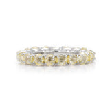 Eternity Lemon Yellow Anniversary Natural Raw Ring