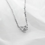 Heart Wishes Pendant - Various Diamond Combinations - Real Diamonds