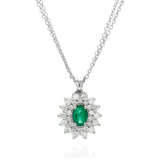 Dianna Royal - Gems & Diamond Luxury Pendant - Real Natural Diamonds