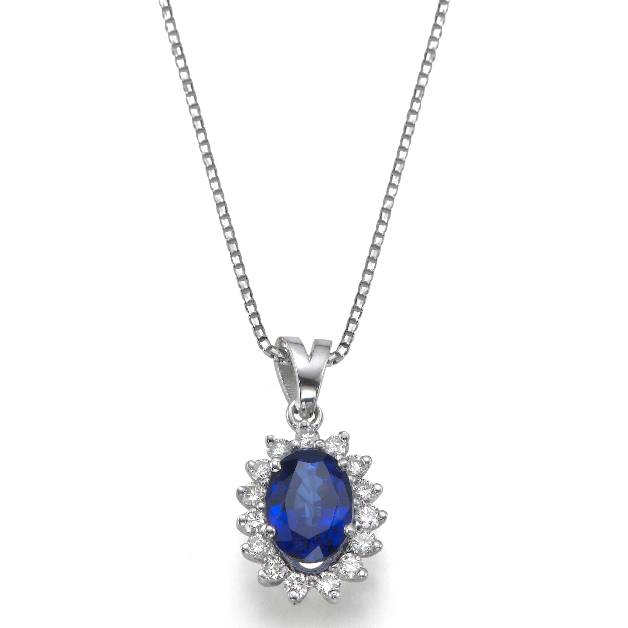 Dianna Love - Gems & Diamond Luxury Pendant - Real Natural Diamonds