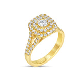 Monaco -  Super Design Ring- Real Natural Diamonds