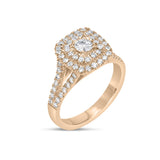 Monaco -  Super Design Ring- Real Natural Diamonds