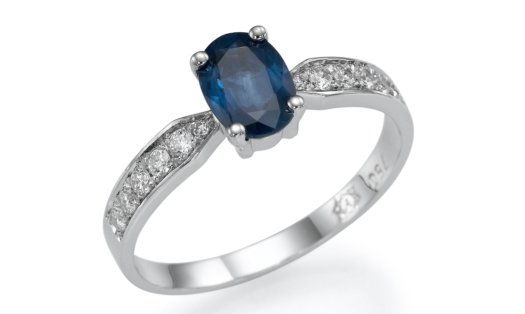 Stamp Of Gem - Gems & Diamond Luxury Ring - Real Natural Diamonds