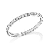 14K All around Minimalist Eternity Ring