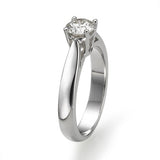 Ortal - Solitaire Throne Ring- Lab Created Diamonds