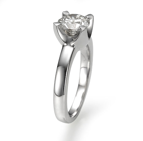 Orit - Settings Solitaire Ring - Lab Created Diamonds