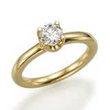 Orit - Settings Solitaire Ring - Lab Created Diamonds