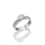 Maldives - Settings Solitaire Ring- Lab Created Diamonds