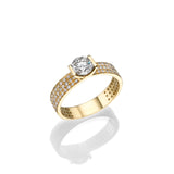 Maldives - Settings Solitaire Ring- Lab Created Diamonds