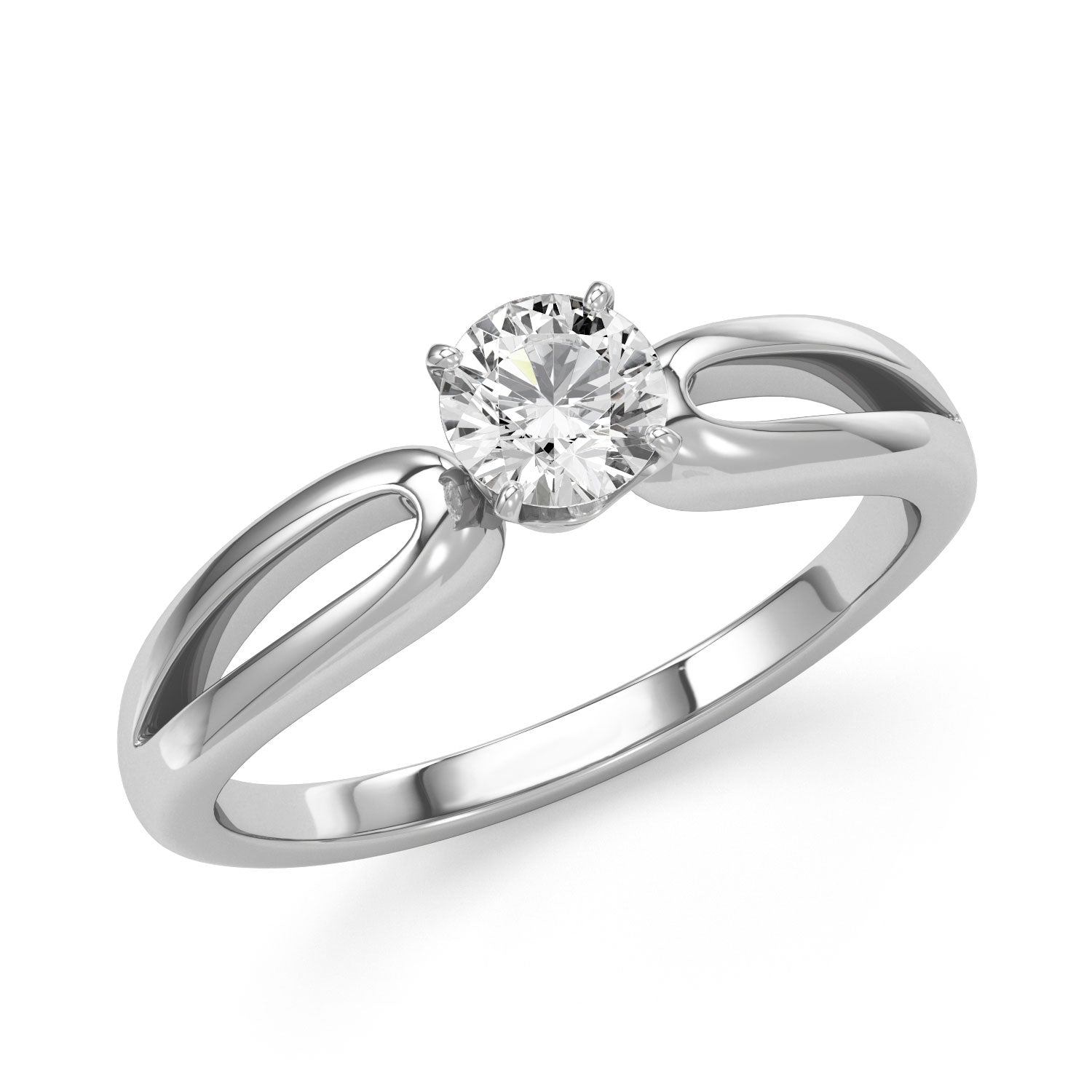 Double Infinity - Solitaire Ring - Lab Growing Diamonds