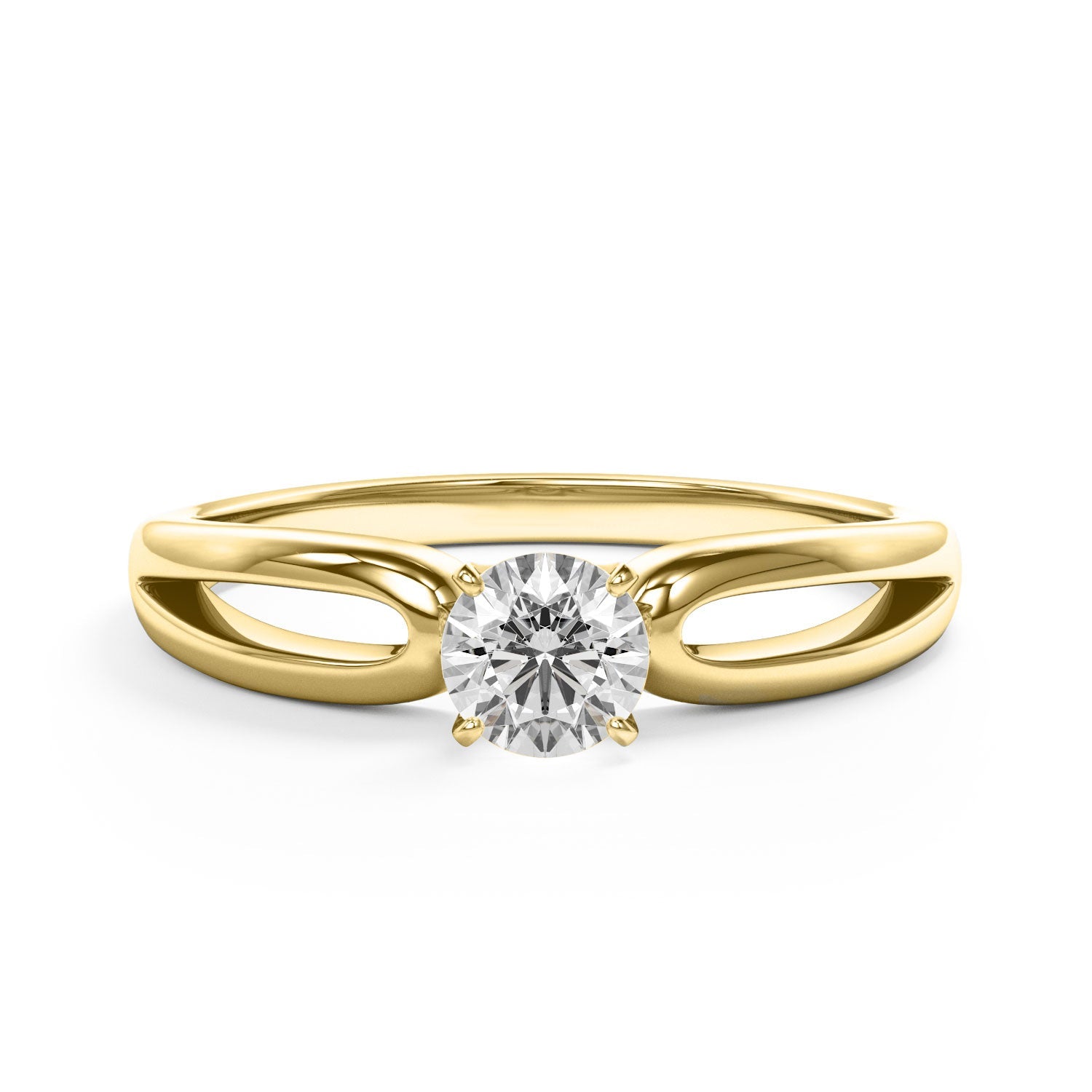 Double Infinity - Solitaire Ring - Lab Growing Diamonds