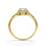 Double Pave Princess - Settings Solitaire Ring - Lab Growing Diamonds