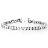 Classic One-Row Tennis - Natural Diamonds Bracelet