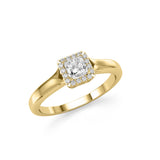 Halo Square - Beauty Of Ring- Lab Created Diamonds